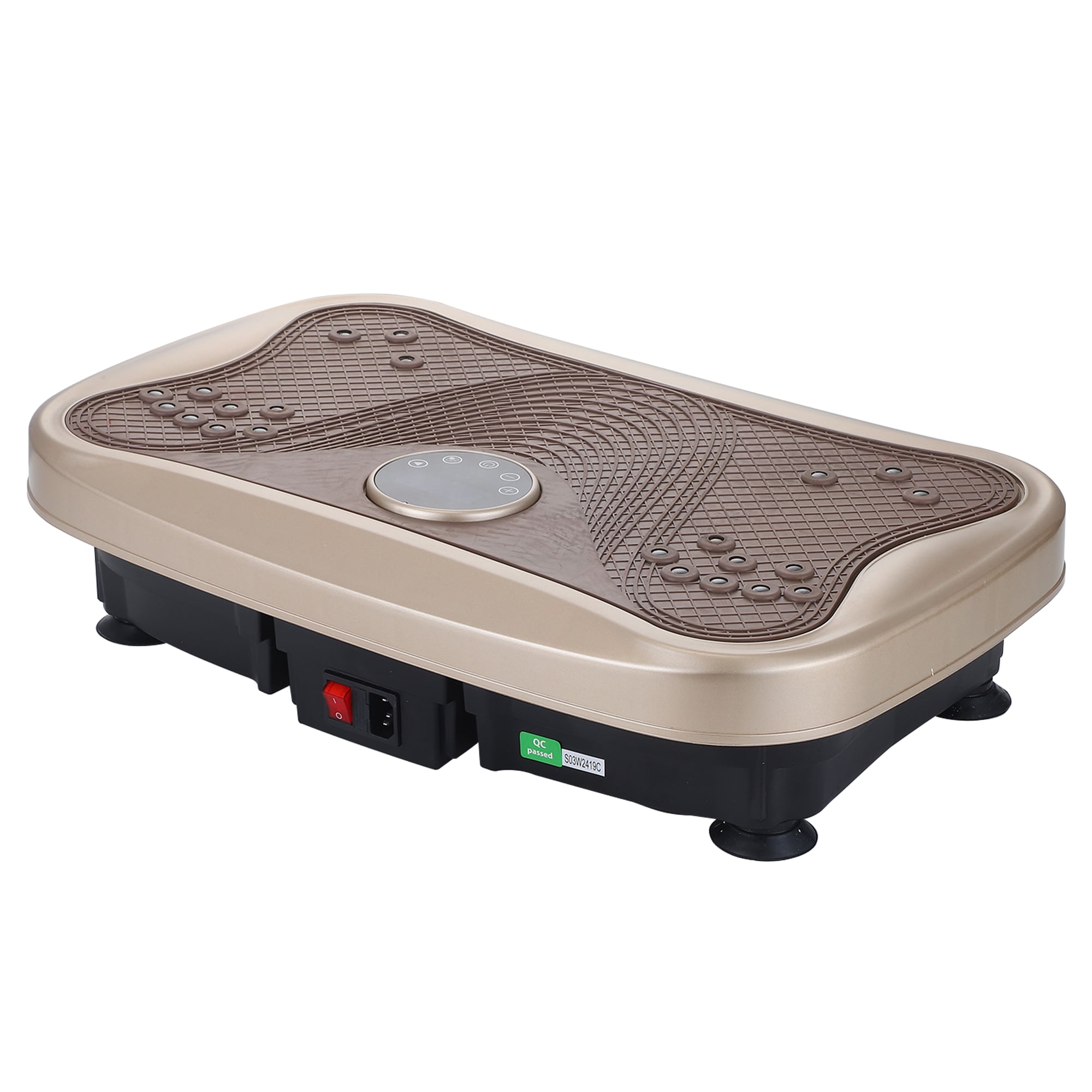 Vibration Plate Fitness Platform Whole Body Exercise Machine With 120 Speed Levels, Lymphatic Drainage, Fat Burning, And Weight Loss, Perfect For Women, Men, And Home Gym Exercise_voghion.com